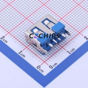 916-362A1054Y10210 USB Connector Through hole Component (THT) Connector Type-A USB 2.0 Female Through Hole - Product Image 2