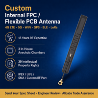 Antena Interna PCB FPC Flexible Personalizada, Antena para Módulo IoT 4G LTE 5G WiFi 2.4G 5.8G GPS BLE ZigBee LoRa, Fabricante de Antenas