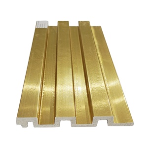 Padrão De Ouro Popular Alternativa Fluted Revestimento Interior PS <span class=keywords><strong>Wall</strong></span> Panel - Product Image 1