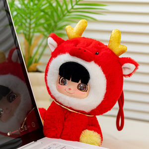 Super September Custom <span class=keywords><strong>PVC</strong></span> visiera in vinile peluche scatola cieca portachiavi figure di peluche Nezha serie giocattoli di peluche - Product Image 3