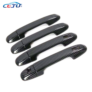 4 Pezzi Copri Maniglia Auto in Plastica ABS Nero Lucido, Protezione Antigraffio, Adesivi in Fibra di Carbonio per <span class=keywords><strong>Subaru</strong></span> Crosstrek 2023+ - Product Image 5