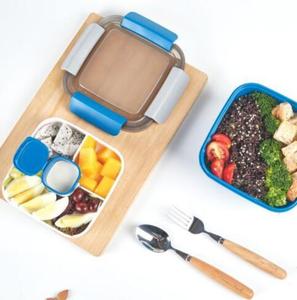 Loncheras Bento Portátiles de Plástico PP de Grado Alimenticio al por Mayor, con Diseño de Doble Nivel Hermético, Aptas para Calentar y Libres de BPA, para Almacenamiento y Viajes - Product Image 5