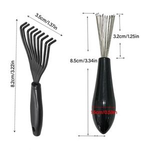 Cepillo Limpiador de Peines y Herramientas Manuales con Mango de Plástico, Herramienta de Belleza Multifuncional para Limpieza de Peines y Accesorios - Product Image 4