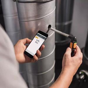 Anemómetro de Hilo Caliente Inalámbrico Testo 405i Personalizable para Instrumentos de Temperatura, Compatible con Medición de Volumen de Aire Térmico Móvil - Product Image 5
