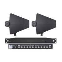 Amplificateur de microphone USB professionnel UA844 avec connecteur XLR, système de distribution d'antenne 10 canaux pour communication sans fil