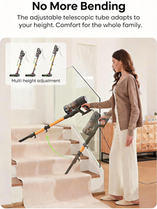 Aspirateur Cyclonique Léger 600W à Moteur Sans Balais, Portable, sur Batterie, pour Poils d'Animaux/<span class=keywords><strong>Tapis</strong></span>/Sols, Voiture et Maison - Product Image 6
