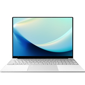 202415,6 pulgadas plata estudiante portátil Win 11 Intel Celeron N5095 Quad Core FHD SSD 2TB memoria de vídeo cuaderno de huellas dactilares - Product Image 1