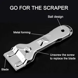 <span class=keywords><strong>Grattoir</strong></span> <span class=keywords><strong>pour</strong></span> plaque vitrocéramique, outil de nettoyage <span class=keywords><strong>pour</strong></span> plaque de cuisson à <span class=keywords><strong>induction</strong></span>, multifonctionnel, <span class=keywords><strong>pour</strong></span> plaques vitrocéramiques - Product Image 4