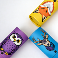 Tubes en carton kraft de qualité alimentaire, vides, personnalisables, avec fermeture à sécurité enfant, vente en gros