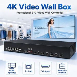 Contrôleur de mur vidéo commercial personnalisé V7 RK3588 avec sortie HD 8K, NPU 6 TOPS, <span class=keywords><strong>Android</strong></span> <span class=keywords><strong>13</strong></span> et lecteur de mur vidéo de qualité commerciale - Product Image 1