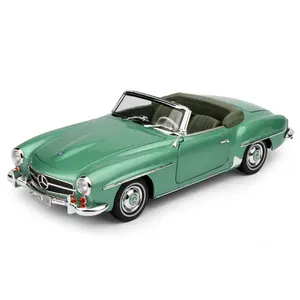 Горячий! 1/18 масштаб Кабриолет 1957 Benz 190 SL 1:18 литые коллекционные модели из сплава Модель автомобиля игрушка подарок украшение