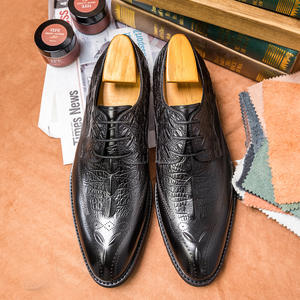 Robes de soirée de luxe de qualité supérieure, best-sellers, avec bretelles, chaussures habillées décontractées en cuir Oxford, chaussures de mariage sur mesure pour hommes - Product Image 5