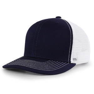 Gorra ajustada con forma EN BLANCO Unisex con logotipo personalizado, gorra de camionero 112, gorra de malla de alta calidad, gorra Snapback con visera Lisa para hombre - Product Image 6