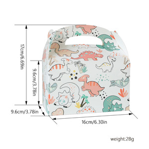 Đồ Trang Trí Tiệc Khủng Long Bé Trai Bé Gái Hộp Quà Chúc Mừng Sinh Nhật Hộp Giấy Ủng Hộ Bữa Tiệc - Product Image 3