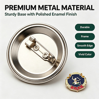 Badge en métal personnalisé, épingles de revers en émail personnalisées, broche en émail dur, insignes personnalisés pour vêtements, sacs à dos, chapeaux