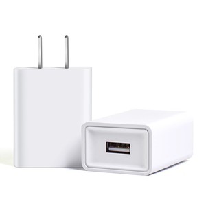 <b>Usb</b> Charger 5V1A 10W American Standard <b>Plug</b> White Single Port Adapter For Mobile Devices - Product Image 3