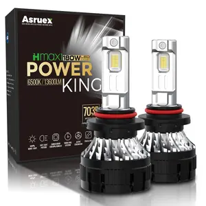 Asruex רכב LED אורות 180W 13600LM מיני פנס 6000K 6500K 7000K 9005 LED פנס H11 הנורה