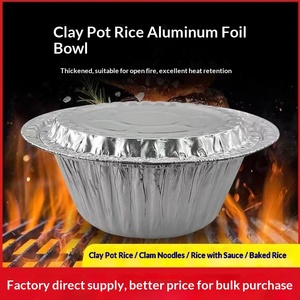 Boîtes à lunch jetables <span class=keywords><strong>en</strong></span> <span class=keywords><strong>aluminium</strong></span> avec couvercles – Version améliorée pour usage commercial, idéales pour le riz au pot, les nouilles aux <span class=keywords><strong>escargots</strong></span> de rivière, China Rui - Product Image 4
