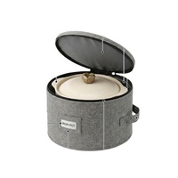 Étui de transport portable et écologique pour cocotte hollandaise, imperméable, avec fermeture éclair, rembourré et robuste, pour le rangement des ustensiles de cuisson en fonte