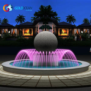 <span class=keywords><strong>Fontaine</strong></span> d'eau de Sculpture de boule de pierre de piscine de Dia.6m de décoration de jardin extérieur - Product Image 2