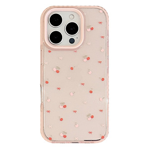 Dolce piccola ciliegia per iPhone 16 Promax custodia per telefono cellulare dolce trasparente custodia per iphone 16 - Product Image 6