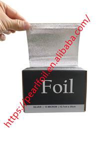 Framar Fogli di Alluminio Morbido per Uso Alimentare 5x14 Pollici, Goffrato, 400 Fogli per <span class=keywords><strong>Parrucchieri</strong></span>, per Schiariture in Salone, Lega 8011 - Product Image 3