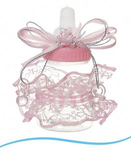 Mini biberon en plastique <span class=keywords><strong>Dragées</strong></span> Conteneur Baby Shower Boîte à bonbons Anniversaire Baptême Party Favor Décor pour Nouveau-né Bébé Garçon Fille - Product Image 2