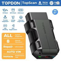 Escáner TOPDON TopScan Lite, Herramienta de Diagnóstico Inteligente, Guía de Reparación DTC para Lector de Códigos OBD2, Prueba Activa de Sistema Completo, 1 Año