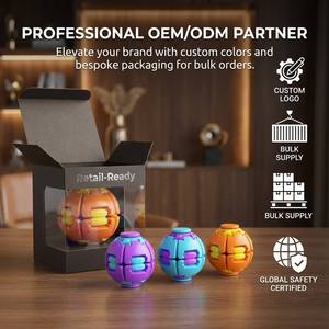 Wholesale Plastic Mechanical Linkage Fidget <strong>Ball</strong> Sports Toy Stress Relief Satisfying ASMR Click Sound Sensory EDC Office Desk - Product Image 3
