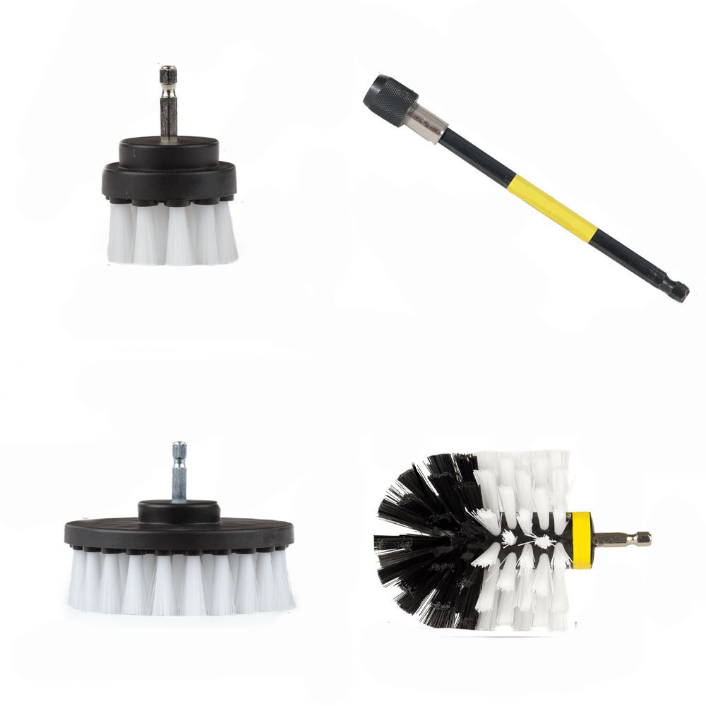 Custom Logo PP Car Cleaning Brush 3 Pcs Car Wash Brushes