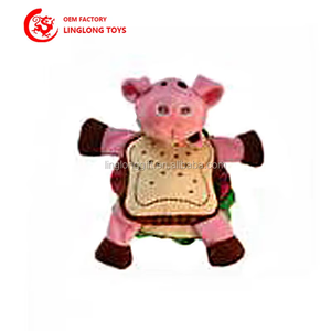 OEM dibujos animados felpa sándwich cerdito escritorio decoración rosa cerdo muñeca regalos artículos promocionales personalizados con logotipo <span class=keywords><strong>mascota</strong></span> de peluche - Product Image 4