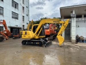 รถขุดขนาดเล็ก Komatsu PC60 มือสอง 6 ตัน ของแท้จากญี่ปุ่น ราคาถูก - Product Image 4