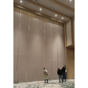 Paredes Divisorias <span class=keywords><strong>Plegables</strong></span> de Aluminio y <span class=keywords><strong>Madera</strong></span> para Escuelas, Supermercados y Oficinas - División Automática de Espacios Interiores con MDF - Product Image 5