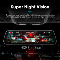 Caméra sans fil 4K avant et 1080P vue arrière, vision nocturne, enregistreur GPS de voiture, outils de véhicule, DVR, caméra embarquée, boîte arrière, caméras embarquées