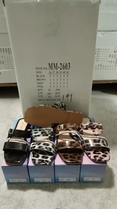 Winter Ankle <b>Boots</b> Women Genuine Leather Flat Heel Round Toe Animal Prints Rhinestones Pull On EVA Midsole <b>Boxed</b> Size 36-41 - Product Image 4