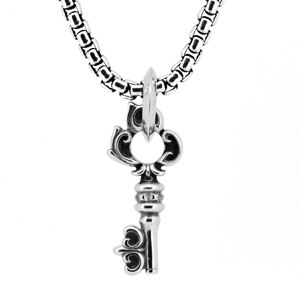 Punk Biker Retro Liontin Kunci Perak Murni <span class=keywords><strong>Kabbalah</strong></span> Jimat Kunci Liontin Jimat - Product Image 1