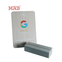 Présentoir Google Review NFC Support en bois personnalisé Code QR vierge