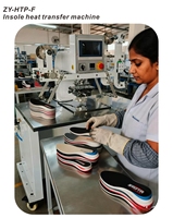 Machine d'impression d'étiquettes thermiques pour semelles de chaussures semi-automatique à prix d'usine, nouvelle ligne de production de marques de chaussures ZONYAN