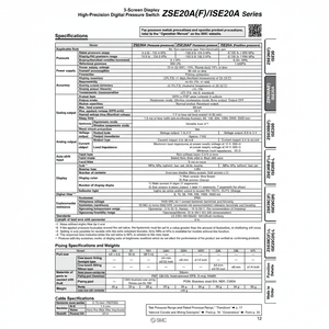 Presostato digital SMC Pneumatics, interruptor de presión digital, - Product Image 1