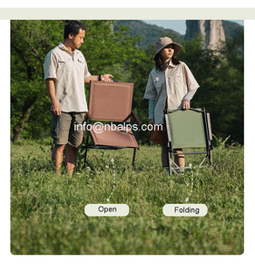 Mobilier d'extérieur léger de haute qualité avec impression personnalisée Cadre en acier Chaise Kermit Chaise de <span class=keywords><strong>camping</strong></span> Chaise pliante - Product Image 6