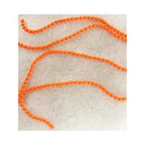 Colorful Fly Fishing Accessories Stainless Steel With Paint Beads Chain For Outdoor Fishing