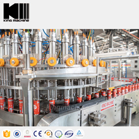 Machine de scellage automatique en aluminium PET, ligne complète, pour remplissage de bière, boisson carbonée, jus, Soda, eau douce, ml