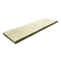 Panel de Lana de Roca Basáltica Certificado ASTM C432 R12.6, 60kg/m3 80kg/m3 100kg/m3, Panel de Lana de Roca para Material de Aislamiento Tipo Sándwich