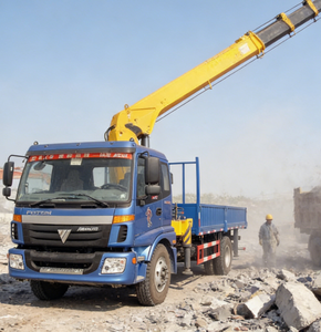 משאית מנוף AOMAN 4X2 עם תיבת הילוכים הידראולית, כושר הרמה 8000 ק\"ג, מנוע מותאם אישית, מיסב מנוע, תא גדול, טלסקופי - Product Image 1