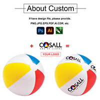 Balles de plage gonflables avec logo personnalisé taille de ballons de plage pour enfants jouets de plage PVC jeux de piscine pour tout-petits activité estivale