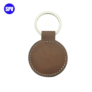 Laser khắc khoảng trống giả da cho ảnh kỹ thuật số Keychain đa màu sắc bền Tùy chỉnh hình dạng - Product Image 3