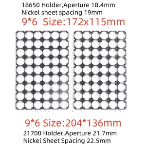 Kit de support de batterie ignifuge et connectable ACP 21700 avec fixation noire 8X8-13X4 - Product Image 5