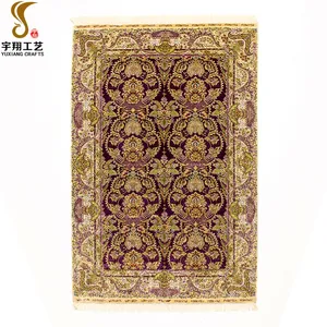 5x8ft làm bằng tay lụa rug Dubai lụa Thảm khu vực thảm với ba tư thiết kế