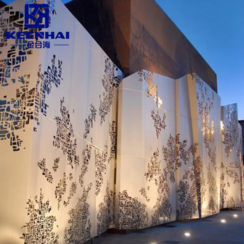 Modernes Design Aluminium Metall Fassade Panel Außenwand verkleidung für Outdoor Hotel Dekoration