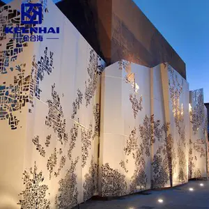 Современный дизайн алюминиевая металлическая фасадная панель наружная облицовка стен для наружного украшения отеля